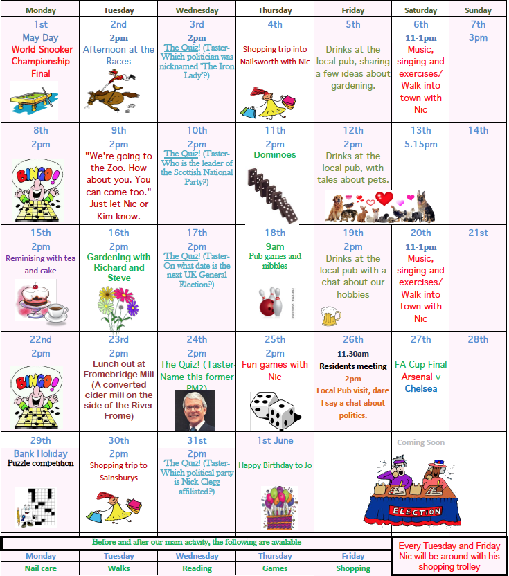 The Steppes Elderly Day Care | Activities